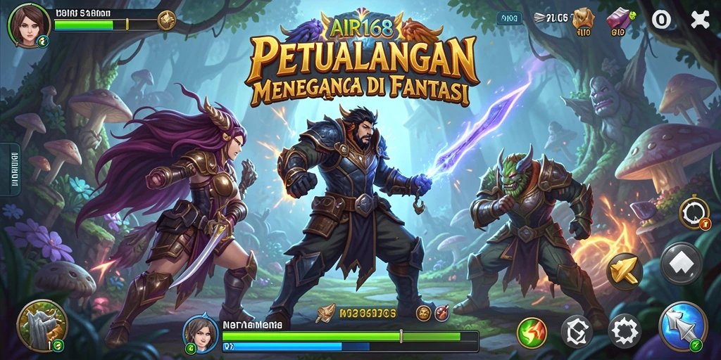 Screenshot gameplay AIR168 menampilkan aksi seru dalam dunia petualangan.