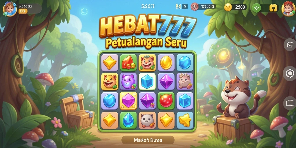 Tangkapan layar HEBAT777 yang menunjukkan gameplay seru dan penuh warna.