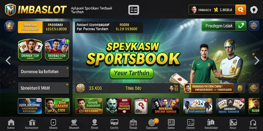 Tampilan menarik dari gameplay IMBASLOT dalam taruhan sportsbook.