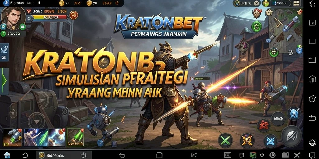 Tampilan gameplay seru dalam KRATONBET dengan interaksi pemain.