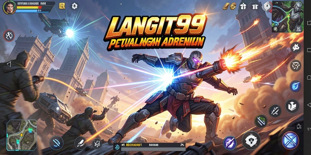 Tampilan gameplay LANGIT99 yang mendebarkan dalam aksi.