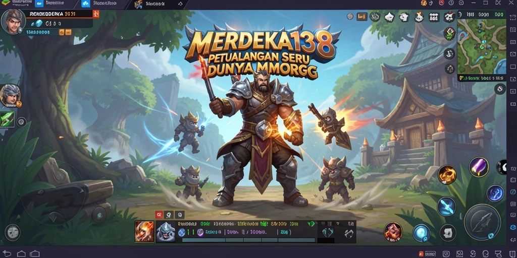 Tampilan gameplay MERDEKA138 yang menakjubkan dalam dunia MMORPG.