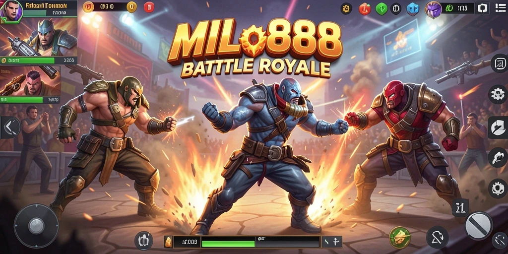 Tangkapan layar dari gameplay intens di MILO88.