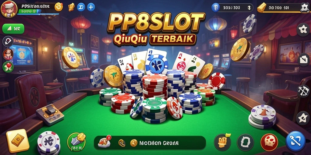 Tampilan seru gameplay QiuQiu di PP8SLOT.