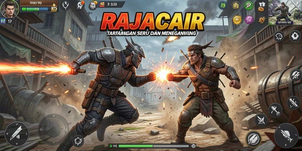 Tampilan menegangkan dari pertarungan di RAJACAIR.