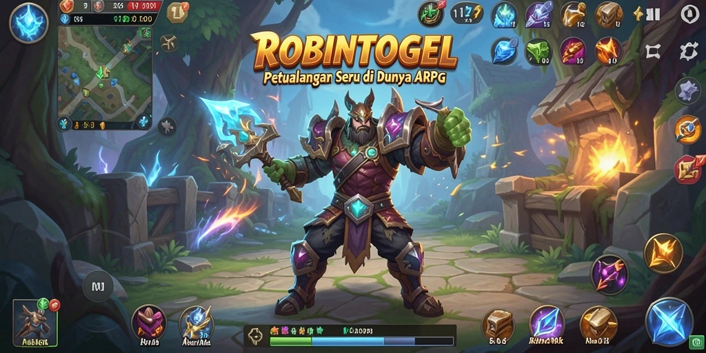Gameplay seru dan menantang di dunia ARPG ROBINTOGEL.