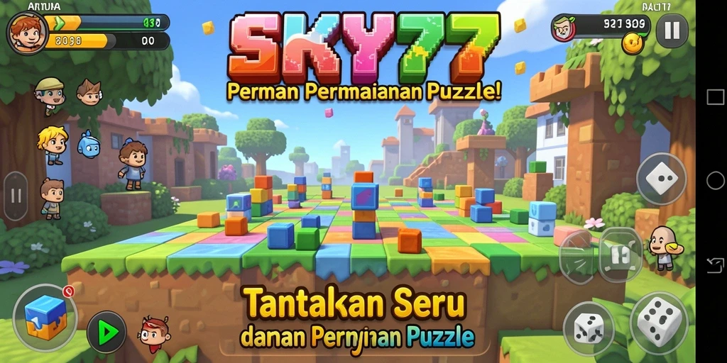 Tangkapan layar permainan <strong>SKY77</strong> menunjukkan gameplay puzzle yang mengasyikkan dan menantang.