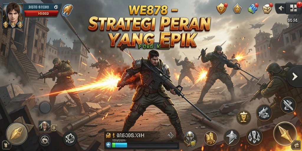 Tangkapan layar WE878 menampilkan pertempuran yang intens dan strategi mendalam.