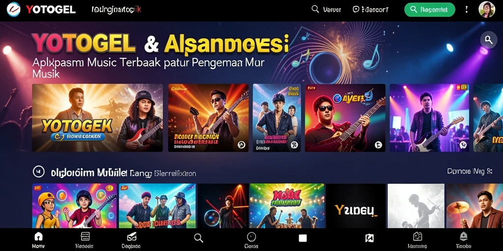 Screenshot gameplay YOTOGEL menampilkan antarmuka musik yang menarik dan mudah digunakan.